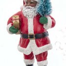Kurt Adler African American Santa Ornament BRAND NEW Free Ship