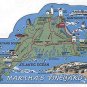 Cat's Meow Martha's Vineyard Map of Martha's Vineyard Island BRAND NEW Free Shipping
