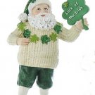 Kurt Adler Irish Santa w/Luck of the Irish Ornament BRAND NEW Free Shipping