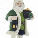 Kurt Adler Irish Santa w/Pot of Gold Ornament BRAND NEW Free Shipping