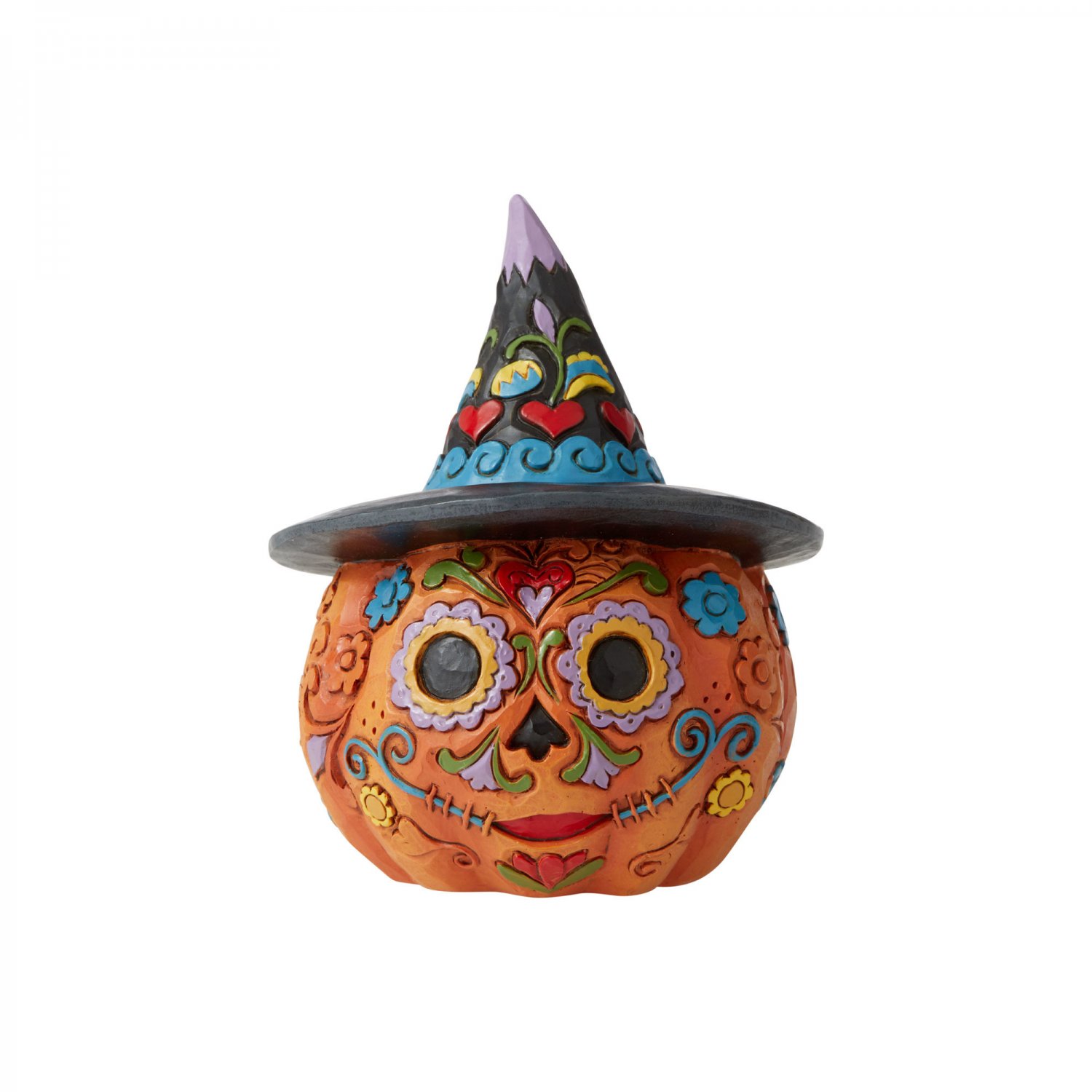Jim Shore Halloween Day of the Dead Pumpkin #6006703 NEW 2020 Free Shipping