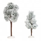 Dept 56 Village Snowy Jack Pines Set of 2 #6005032 BRAND NEW Free Shipping