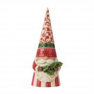 Jim Shore Tall Gnome with Holly "Holly Jolly Gnome" #6011155 NEW 2022 Free Ship