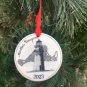 Martha's Vineyard Map & Gay Head Light 2023 Ornament BRAND NEW Free Shipping