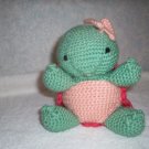 CUTE Baby Turtle-peach/coral