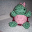 CUTE Baby Turtle- pink/burgandy