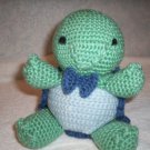 CUTE Baby Turtle- light blue/med blue