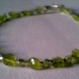 Genuine Peridot & Sterling Silver Bracelet