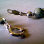 Genuine Peace Jade, Peridot and Sterling Silver Bracelet