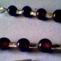 Genuine Garnet Gemstone and Sterling Silver Earrings