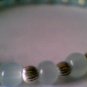 Genuine Amazonite and Sterling Silver Bracelet