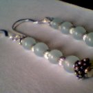 Genuine Amazonite and Sterling Silver Earrings