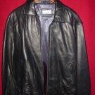 Mens Black 100% Genuine Leather Coat Jacket - New