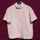 Light Pastel Pink Blouse -1960s, 70s, 80s