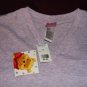 Medium, Disney's Winnie The Pooh Pastel Purple V-neck Short Sleeve Shirt (bnwt)