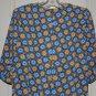 Retro Floor Length Brown/Blue Dress (custom made)