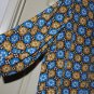 Retro Floor Length Brown/Blue Dress (custom made)