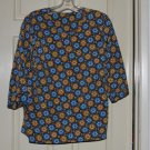 Retro Brown/Blue Blouse & Pants (custom made)
