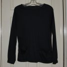 Black Long Sleeve Shirt w/ two front pockets (custom made)