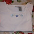 18W/20W White Stag Plus White Short Sleeve T-shirt