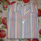 Large, S&H Uniform Vertical Stripes Scrub - Short Sleeve
