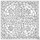 Collection of STAINED GLASS Printable Images 96 Pages