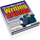 Lazy Mans Way To Writing Articles