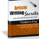 Article Writing Secrets Create killer articles