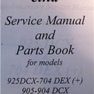 ELNA SERGER SERVICE MANUAL & PARTS BOOK FOR 925DCX- & +