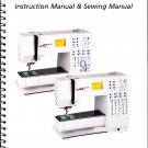 BERNINA VIRTUOSA 153/163 SEWING MACHINE INSTRUCTION MANUAL  & SEWING GUIDE CD