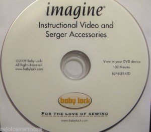 Baby Lock Imagine  Instructional Video  DVD
