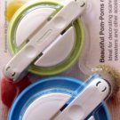Pom-Pom Maker Set of Two 2 1/2 & 3 3/8 inch *Clover* -