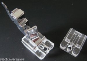 Invisible Consealed Zipper Foot Pfaff ,Brother,Bernette,Elna,Necchi,Kenmore,Juki