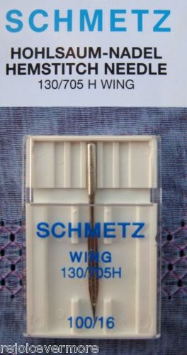 Schmetz Hemstitch/Wing  Needle Size 100/16 Sewing Machine