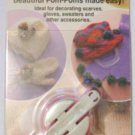 Pom Pom Maker Small - Set of Two1 3/8 & 1 5/8  inch *Clover* -