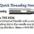 5 Schmetz Self - Quick - Handicap Threading Neddles 80/12 Sewing Machine