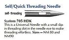 5 Schmetz Self - Quick - Handicap Threading Neddles 80/12 Sewing Machine