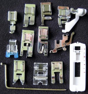 14 Sewing Feet  for most  Low Shank sewing machines