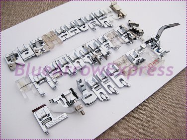 Jumbo Sewing Foot  Set for BabyLock Low  Shank 30 Feet + Bonus 2 More