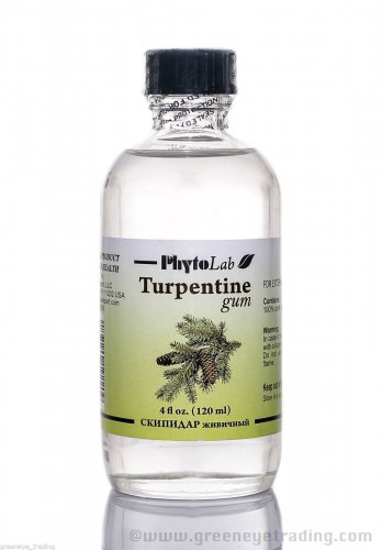 4 Oz. 100% Pure Gum Spirits of Turpentine -  Finland