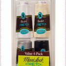 Maxi-Lock Stretch Basics - Value 4-Pack - White, Black, Eggshell & Light Grey