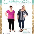 Curvy & Plus Sizes - Cashmerette Concord T-Shirt Pattern - Sizes 12-28, Cup Sizes C/D, E/F, G/H