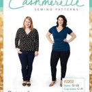 Curvy & Plus Sizes - Cashmerette -Darmouth Top Pattern - Sizes 12-28, Cup Sizes C/D, E/F, G/H