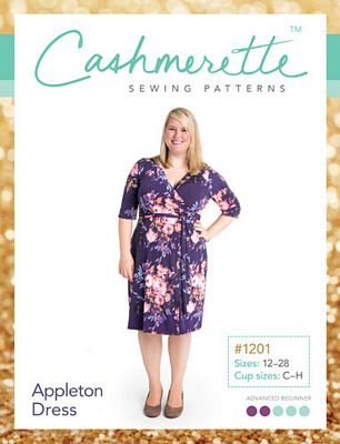 Curvy & Plus Sizes - Cashmerette -Appleton Dress Pattern - Sizes 12-28, Cup Sizes C/D, E/F, G/H &acirc;�&brvbar;