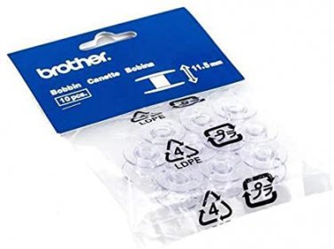 Brother SA156 Top Load Bobbins, 10 pack