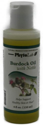 Infused Burdock / Nettle Oil for Healthy Scalp and Hair 120 ml / 4 fl oz