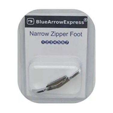 Narrow Zipper Foot Fits All Viking Husqvarna cat (1-7)