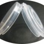 (100) Lacons 1/20 oz (0.05 oz) 1.4 gr - Round Hinged-Lid Plastic Sample/Cosmetic Containers