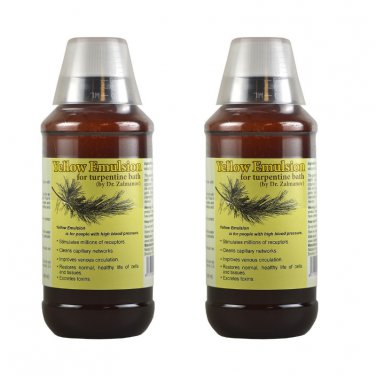2 Yellow Turpentine Rejuvenating Emulsions by Dr. Zalmanov 200 ml