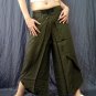 GREEN BELLYDANCE RAYON BOHO GYPSY GENIE HAREM PANTS